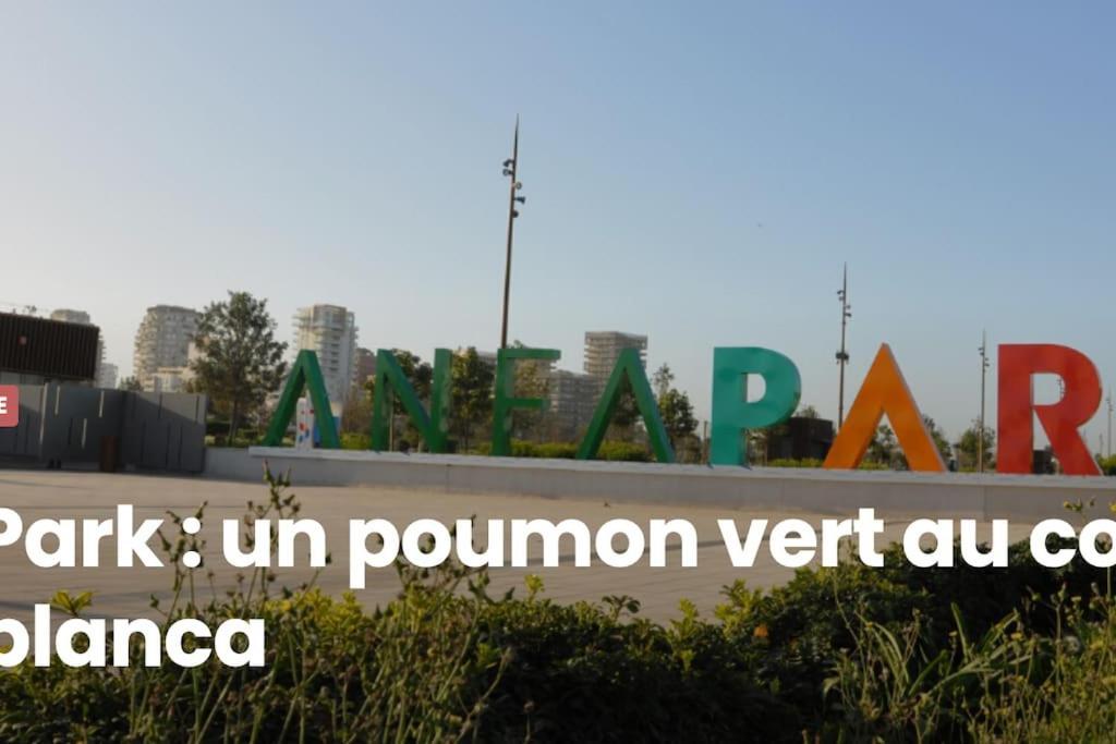 A 2 Minutes De Casa Finance City, Appartement Avec 2 Chambres Казабланка Екстериор снимка
